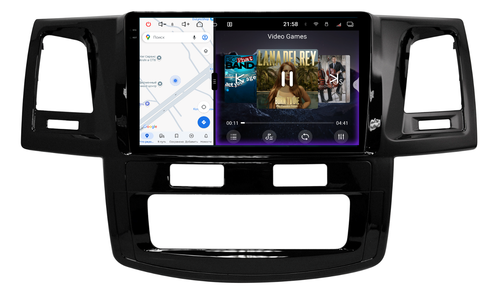 Магнитола для Toyota HiLux 2011-2015 - Redpower 85269 PRO/PROmax ТОП звук, 2K QLED, Android 14, Быстрейшая, CarPlay, 4G SIM-слот