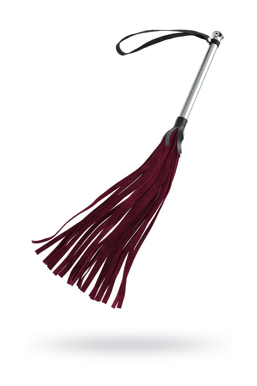 Велюровая плеть «Бургундия» - 50 см. (Цвет: малиновый)