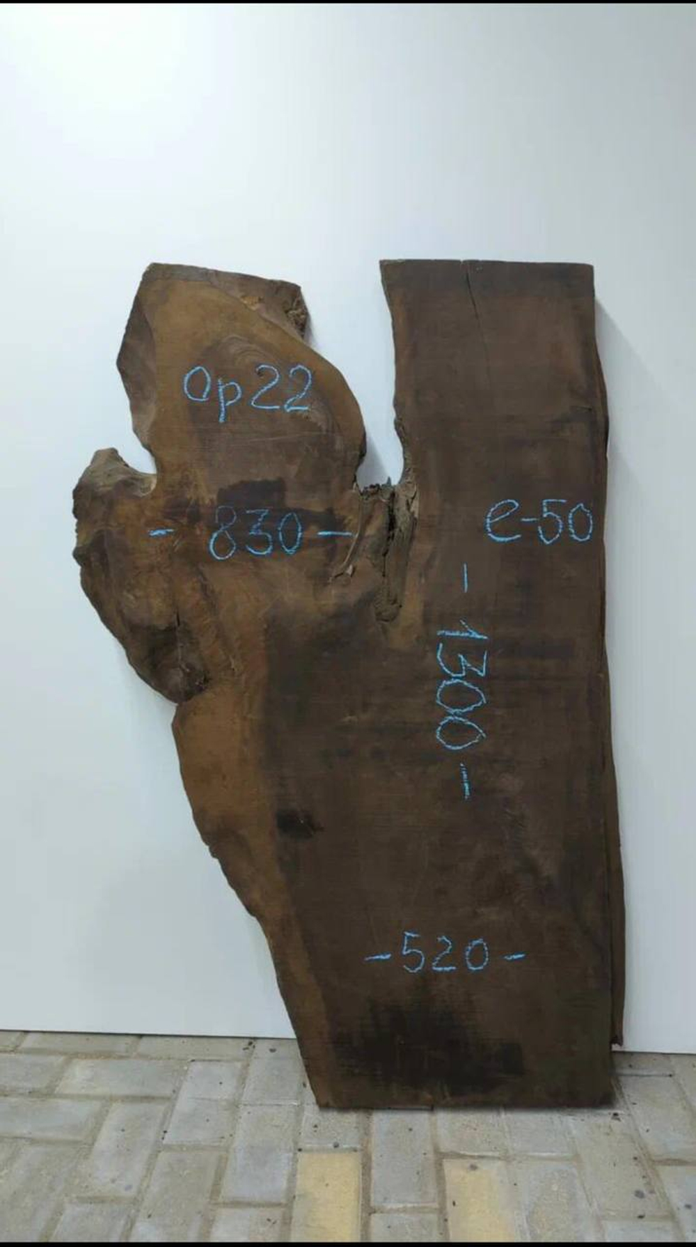 Орех термо 130 см (Д) × 52/83 см (Ш) × 5 см (Т)