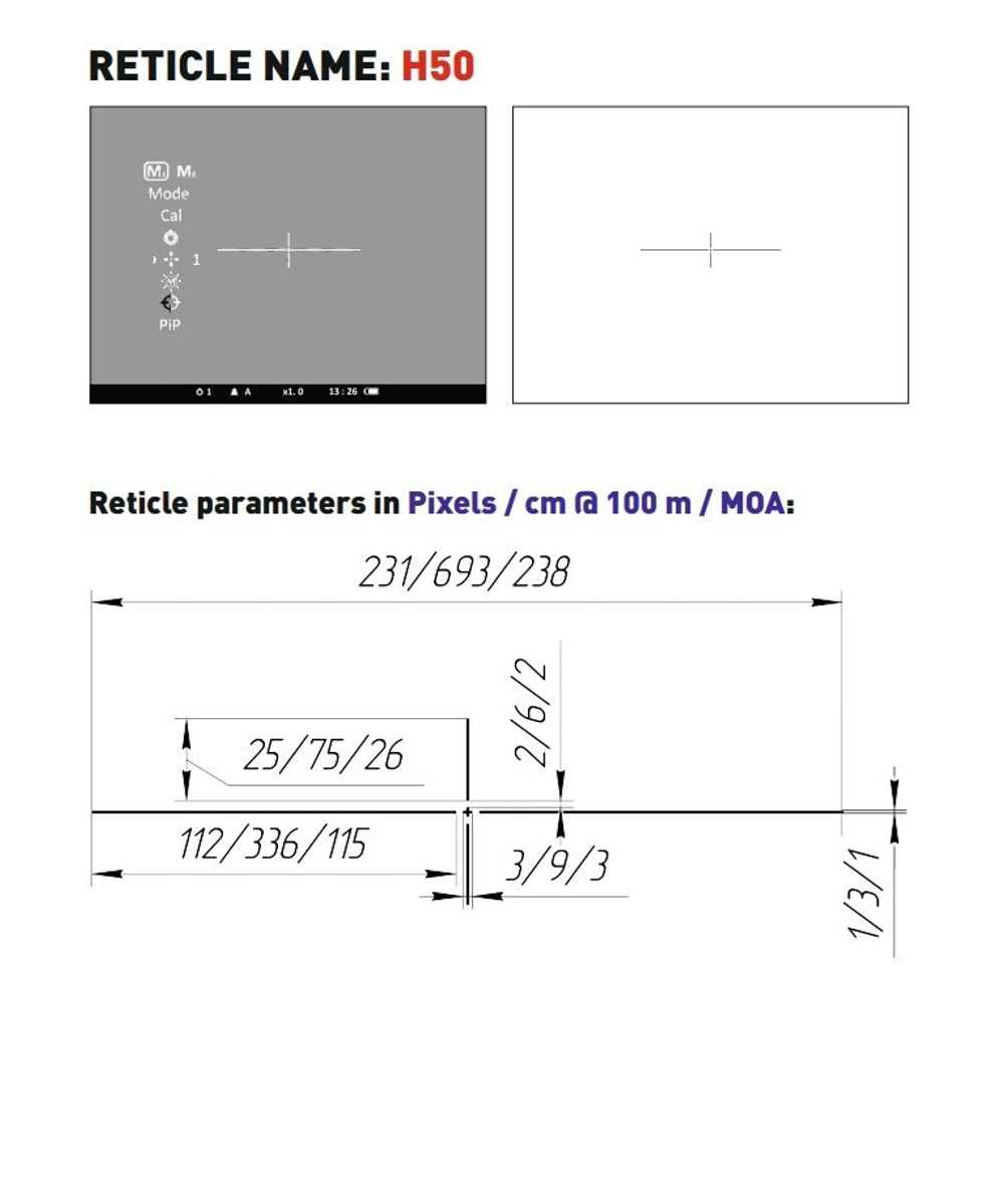 Тепловизионный прицел Pulsar Apex XD50 без крепления