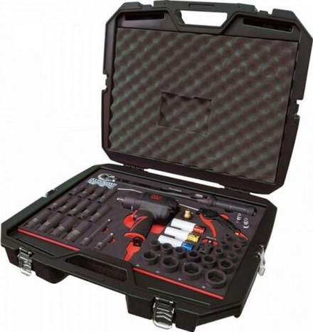 Гайковерт пневматический MIGHTY SEVEN NC-4255QC с принадлежностями, кейс, 41 предмет