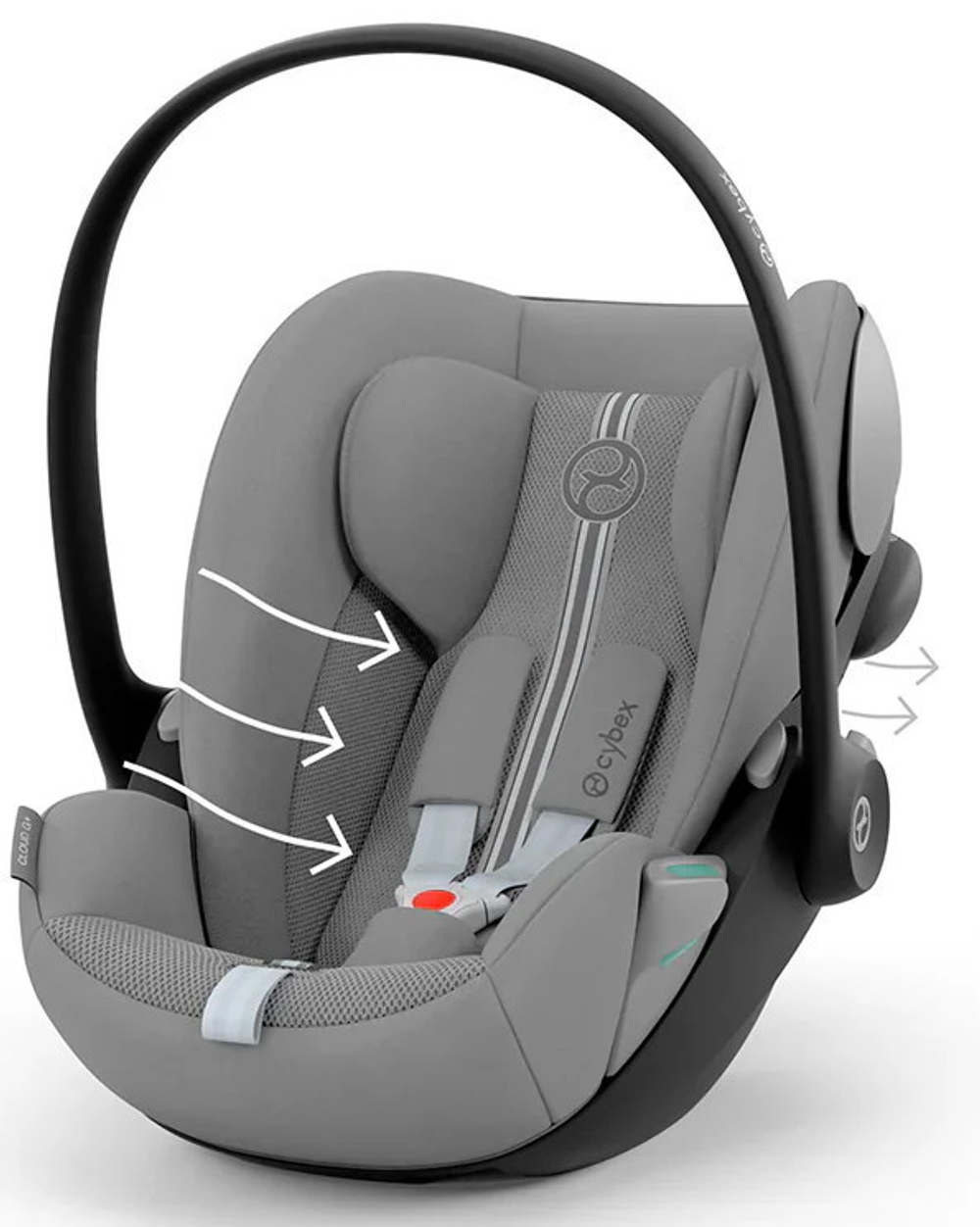 Коляска Cybex Priam IV Matt Black complete Cloud G Stone Grey Plus Base G 4 в 1 Off White