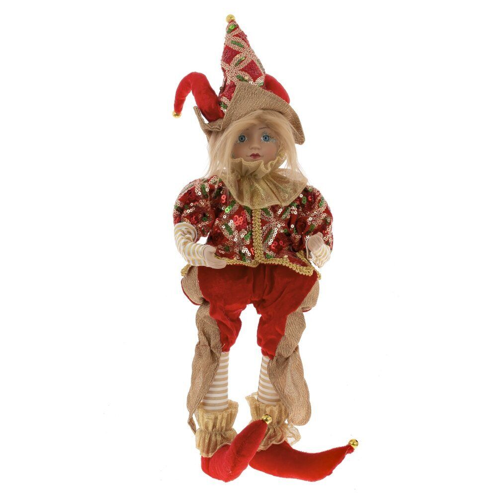 GAEM Игрушка набивная "Клоун" (муз, движ), L14 W11 H42 см (полка 26 см.)