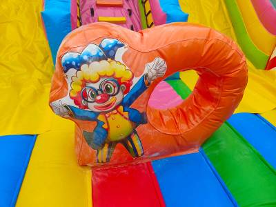 Коммерческий надувной батут «Парк развлечений 5» 12*6*7 м