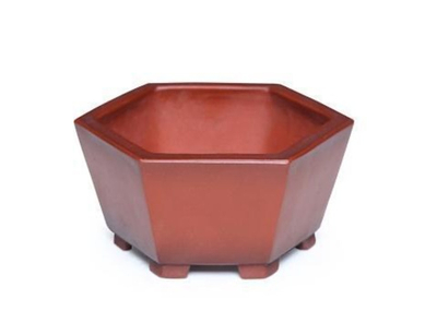 Премиальный неглазурованный горшок для бонсай от Мастера Чжана (исинская керамика) | 10.5*9.0*5.0