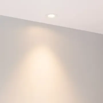 Влагозащищенный встраиваемый светильник LED 5W 3000K 044621 белый Foggy Arlight