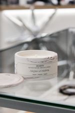 Свеча Ладан и мирра, гипс, 80 мл.