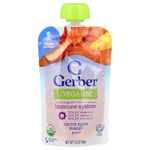 Gerber, Smart Flow, Organic, морковь, яблоко и манго, 99 г (3,5 унции)