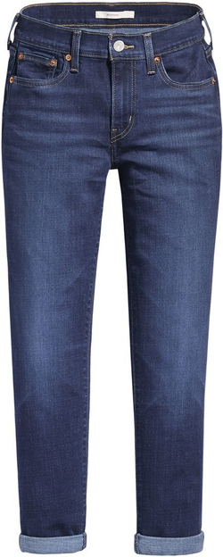 Джинсы Levis Levi's Original MID RISE BOYFRIEND DARK INDIGO - WORN IN синий