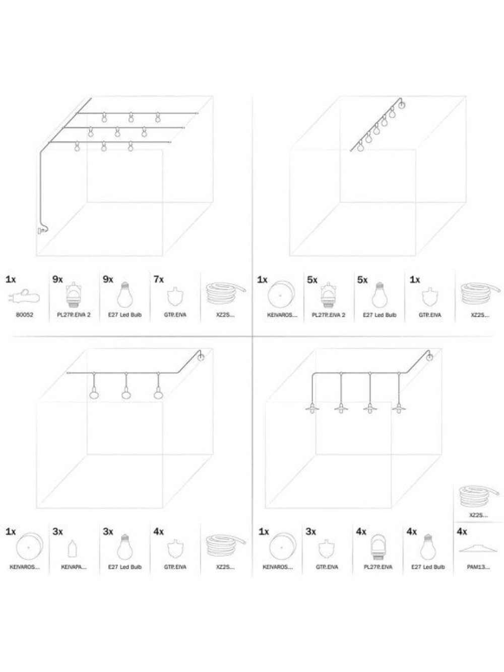 Патроны Creative Чёрный E27