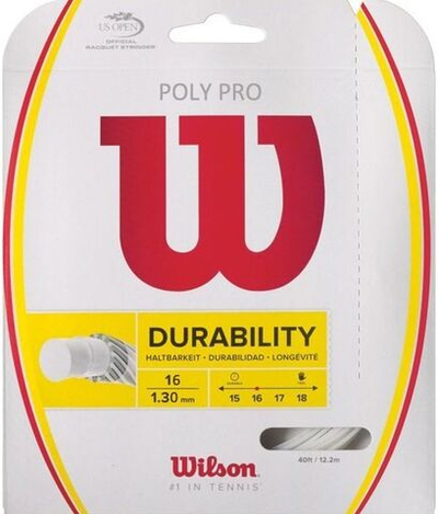 Теннисные струны Wilson Poly Pro (12.2 m) - silver