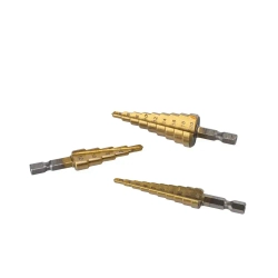 Сверло ступенчатое по металлу 3 шт 3-12 4-12 4-20 в чехле KROFT