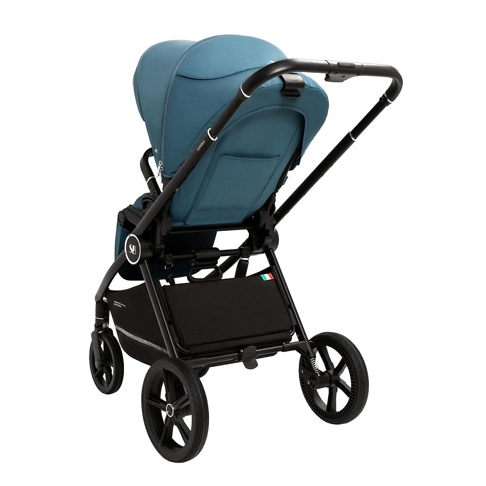 Коляска 3 в 1 Sweet Baby Cupola New + автокресло Premier Black Ocean Green