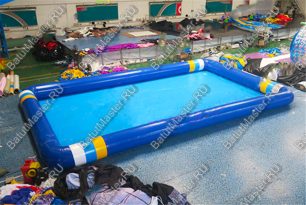 Надувной бассейн «Голубая лагуна» 6*6*0,65 м