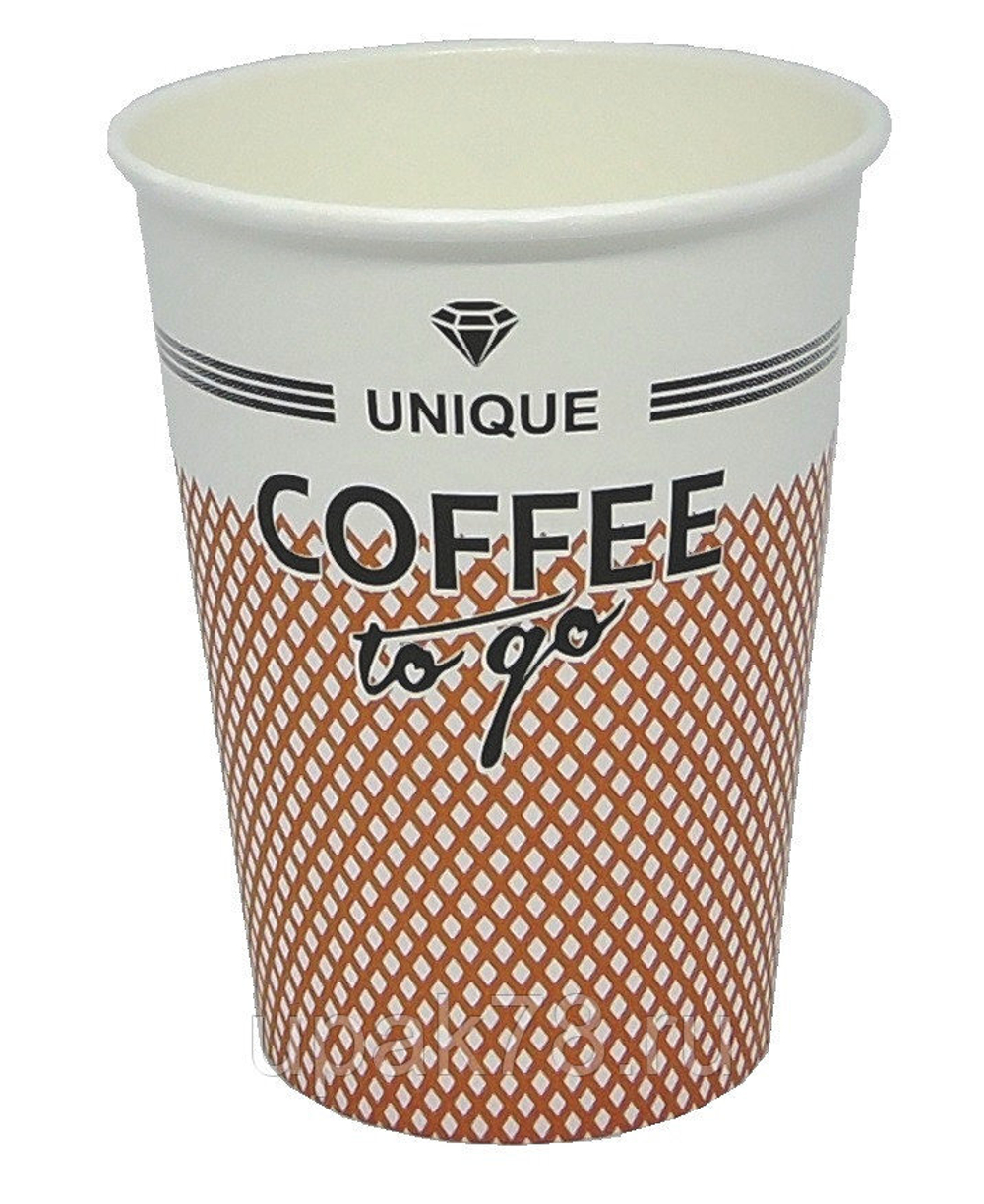 Стакан ГН 350 мл (d-90 мм) бумажный "Coffee To Go" (50/1000 шт.) ЛигаПак