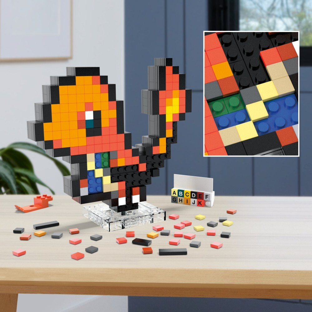 Набор строительных блоков MEGA Pokemon - Charmander из 349 деталей. HTH76 / артикул   HXV71 HTH76  / GTIN 194735190799