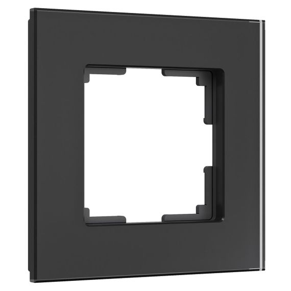 Рамка Werkel Senso на 1 пост черный, стекло soft-touch W0013108 4690389200328