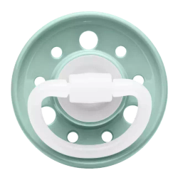 Пустышка латексная NIP "Cherry" 2 шт. для мальчиков, синий/тёмно синий, размер 2