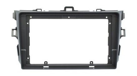 Комплект рамки с разъёмами 9" Toyota Corolla Axio, Fielder 2006-2013 (антрацит) MFB дисплея - Car-Smart 9706S