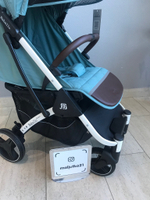 Коляска прогулочная Babalo 2024 Озёрный текстиль на белой раме