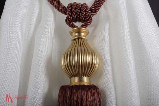 Подхваты-кисти для штор 2шт. терракот