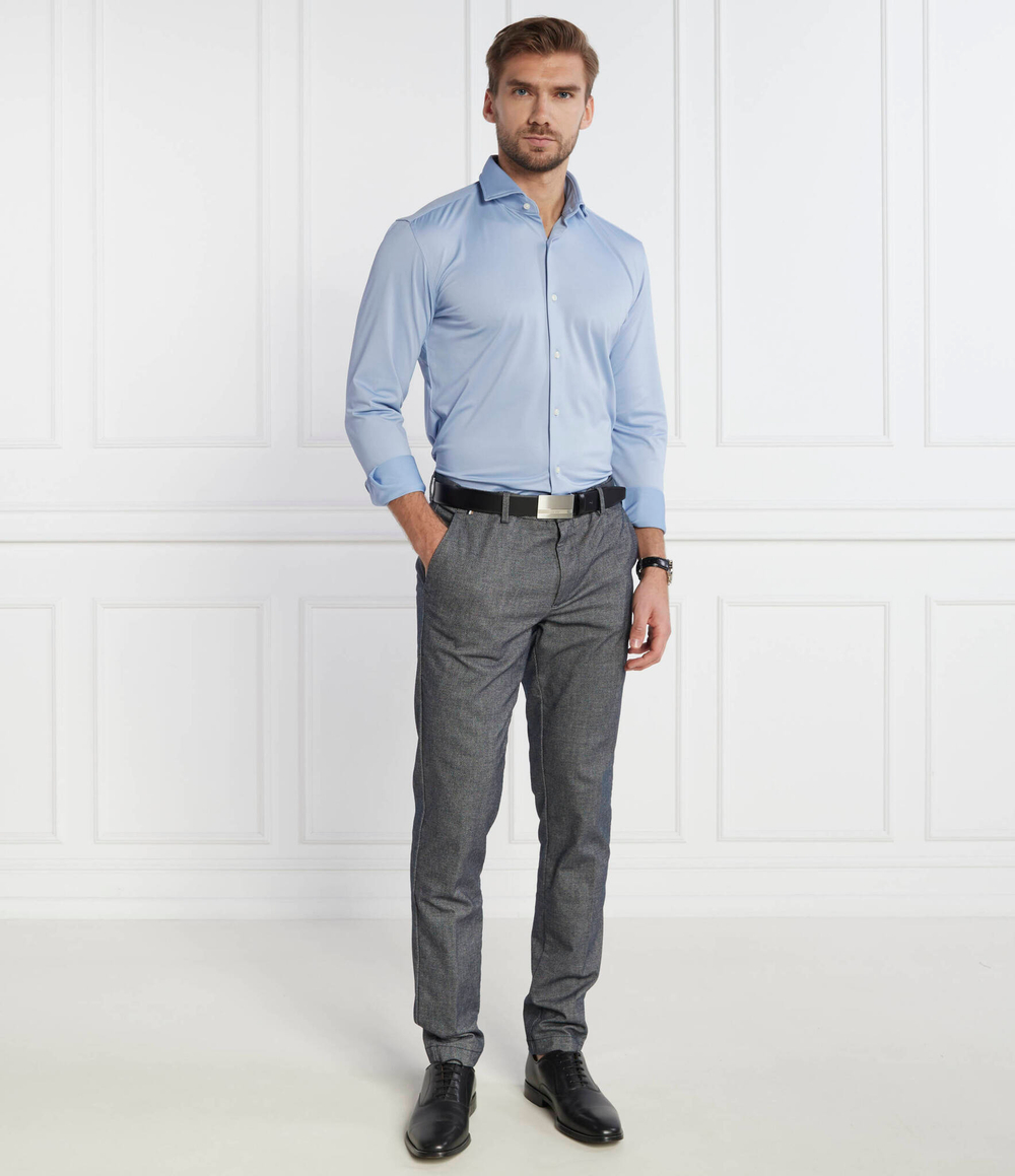 Рубашка P HANK spread C BOSS BLACK - голубой(50503533)