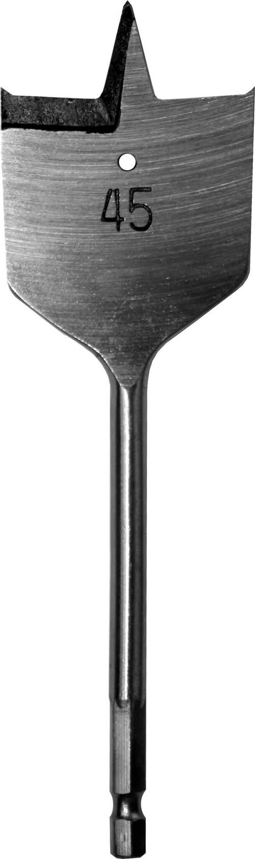 Сверло перовое по дереву 45х152 мм (шестигранный хвостовик) Kranz