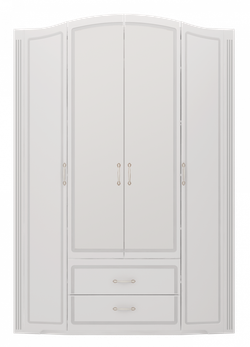 Шкаф для одежды 4-х дверный с ящиками Виктория 02