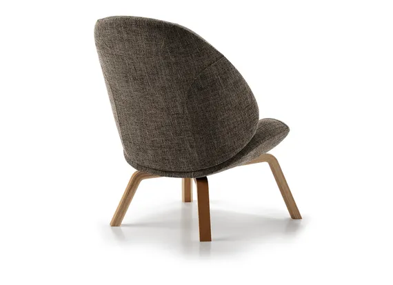 Кресло Ellipse E8.1 (коричневый, рогожка)