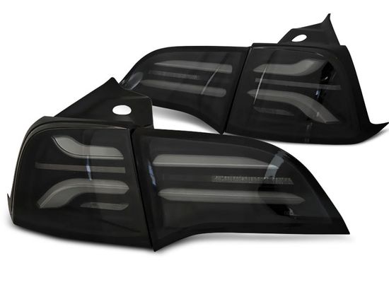 Задние фонари LED BAR TAIL LIGHTS SMOKE BLACK для TESLA MODEL 3 17-