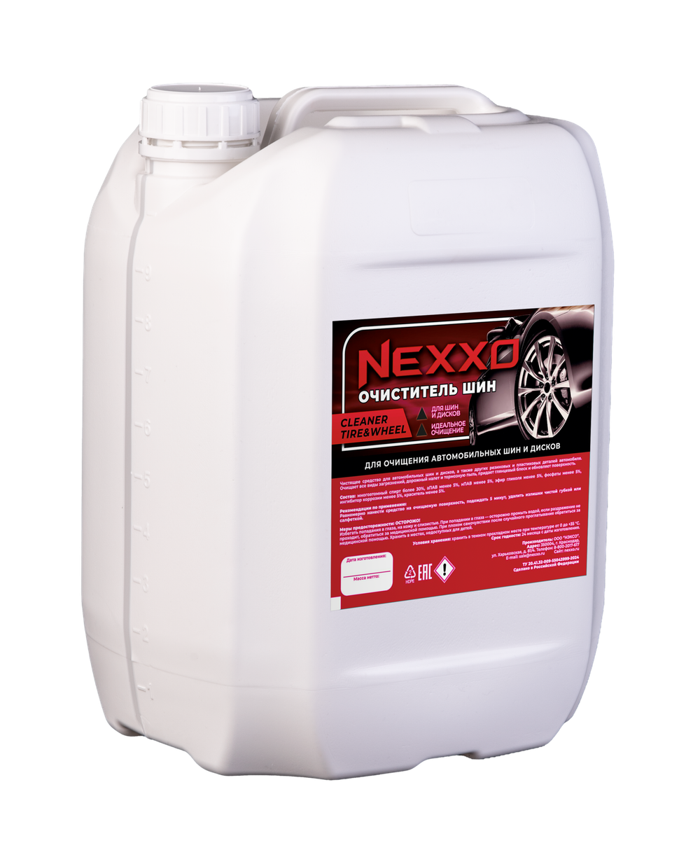 NEXXO Очиститель шин/резины 10л