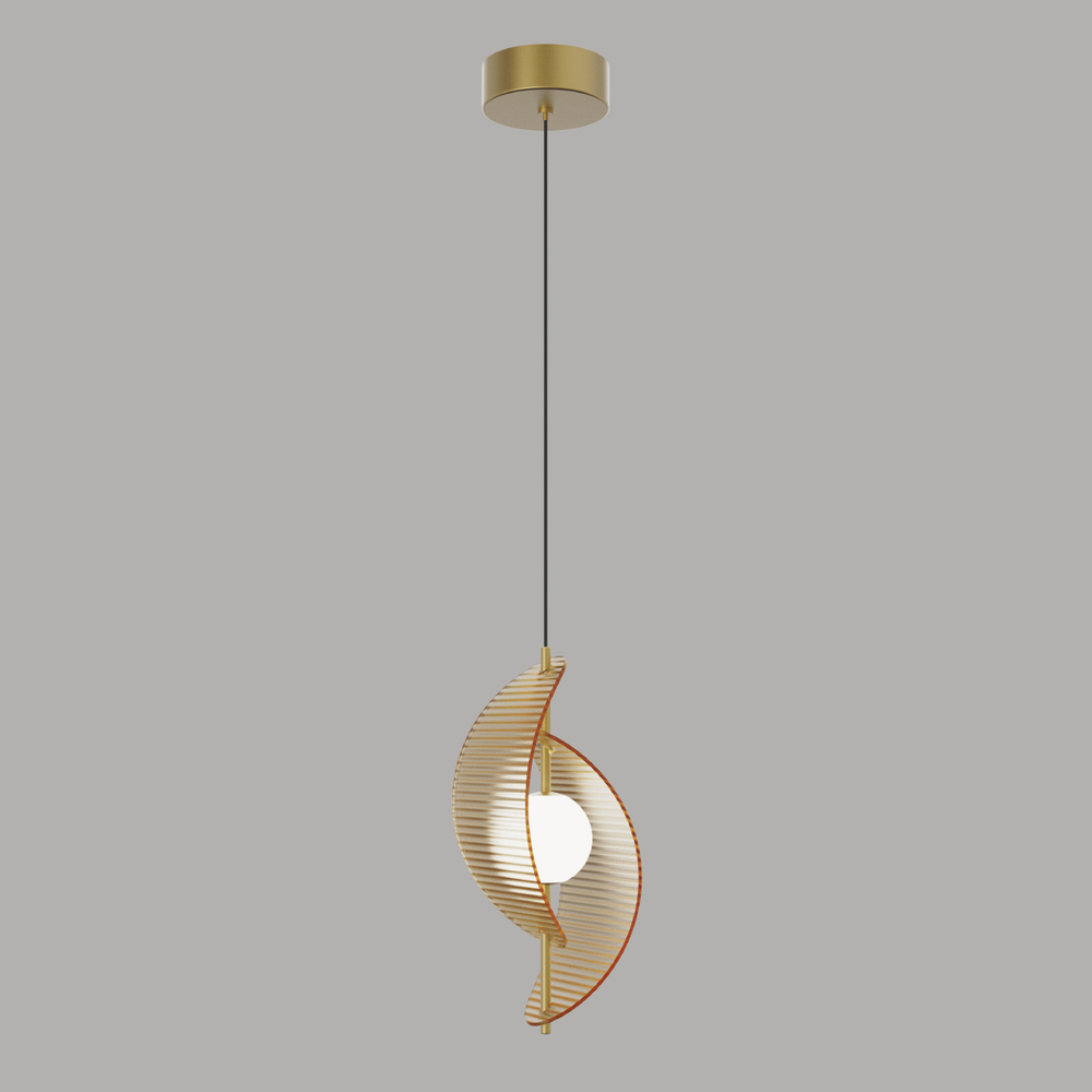 Подвесной светильник MD24030035-1A brass/amber