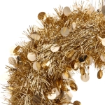 Венок декоративный TINSEL «Изящный блеск» 38 см, Шампань