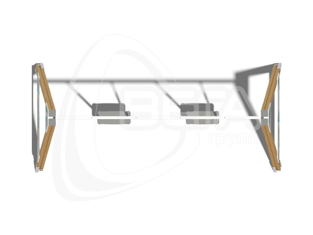 Качели двухсекционные Открытие КЧ110.00.1