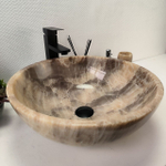 Раковина из оникса Bowl Grey TinLip BO-62968 45*45*17 42