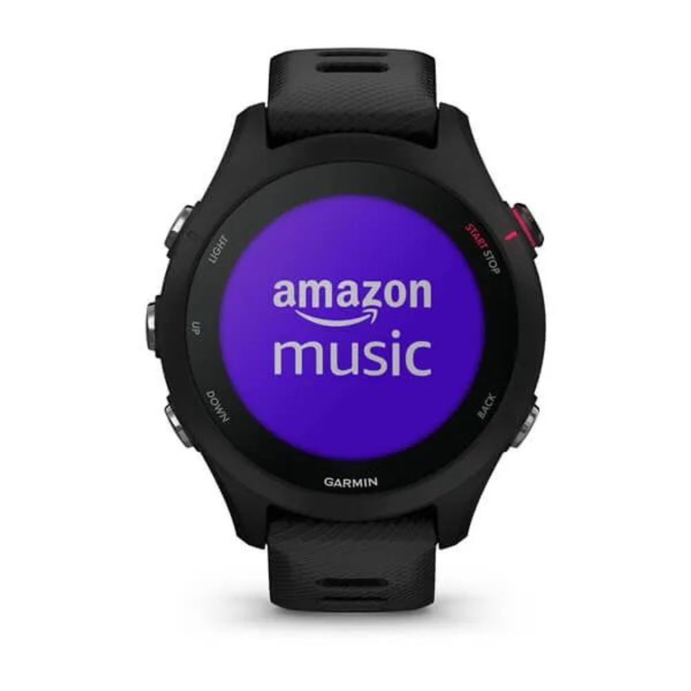 Смарт часы Garmin Forerunner 255S Music с черным ремешком