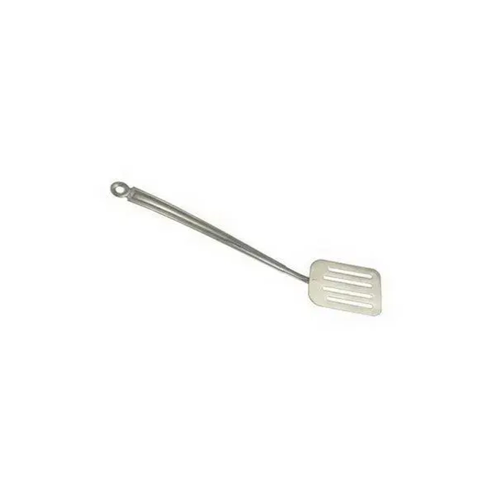 Лопатка кулинарная нержавеющая сталь с цельной металлической ручкой