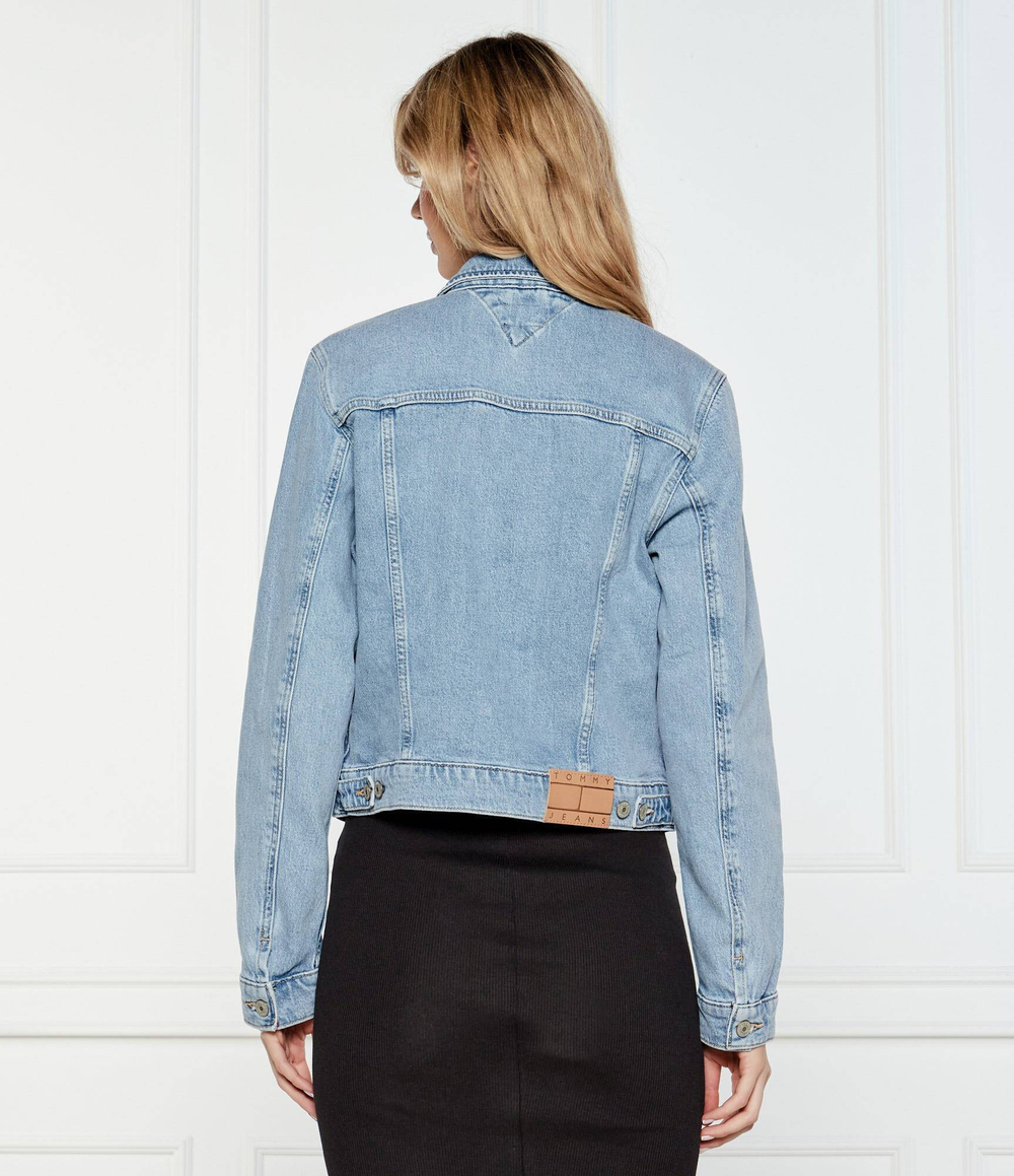 Джинсовая куртка Tommy Jeans - голубой(DW0DW20123)