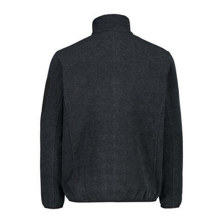 Толстовка флисовая CMP Men's jacquard Knit-Tech fleece with rhombus motif, артикул 38H2237, цвет TITANIO-NERO (02UM)