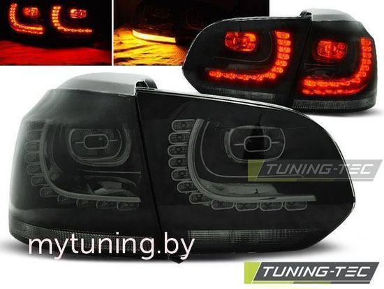Задние фонари VW Golf 6 smoke led
