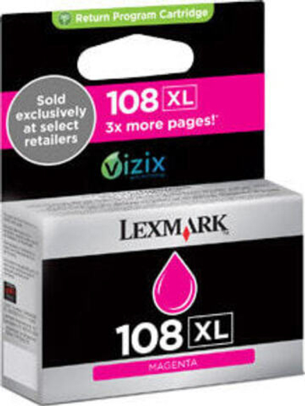 Lexmark 14N1070 струйный картридж 1 шт Подлинный Пурпурный