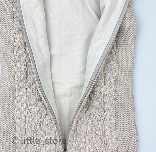 Кокон вязаный "Basic" Песочный