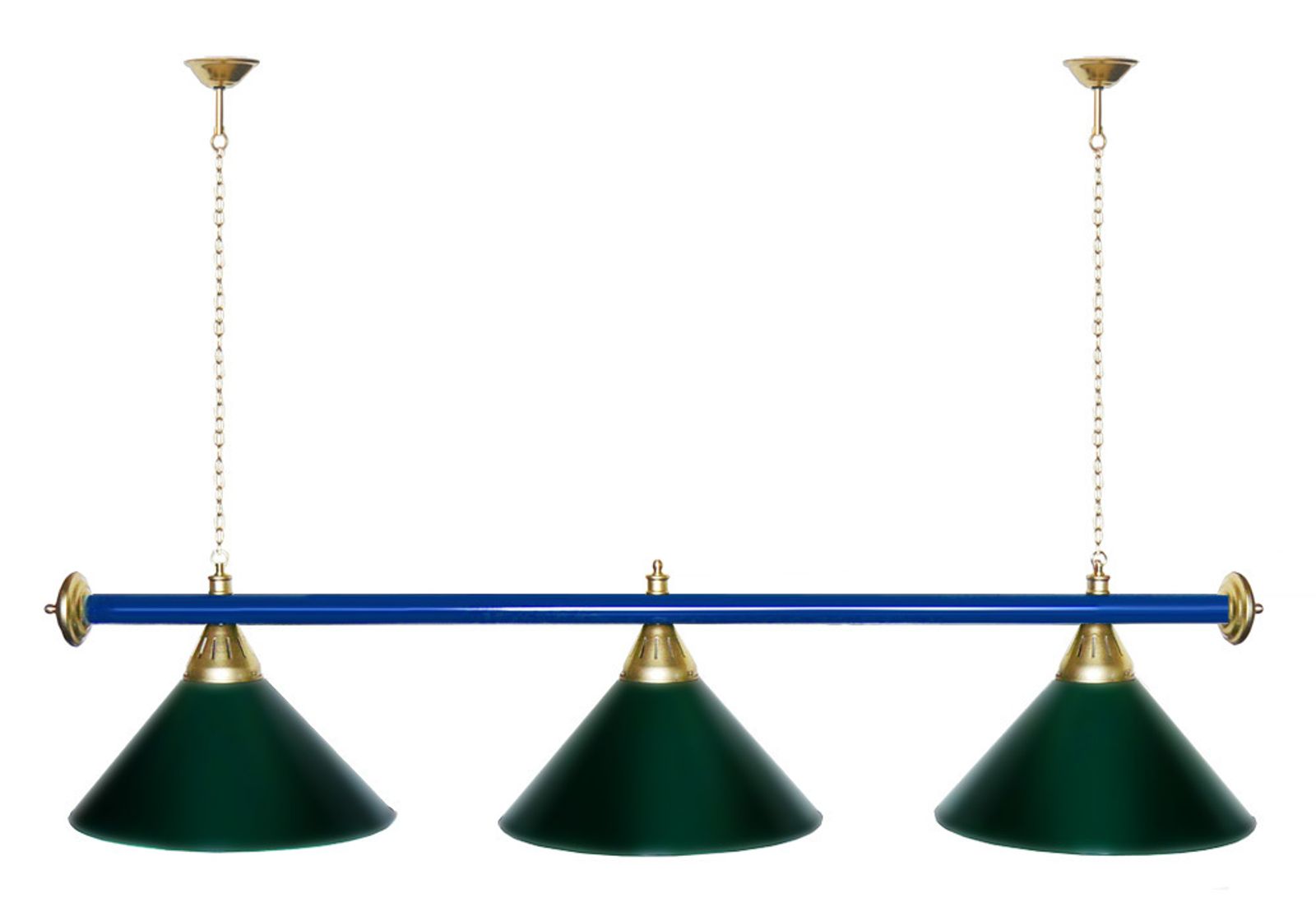 Лампа STARTBILLIARDS 3 пл. (плафоны золотые,штанга золотая,фурнитура золото) фото №55