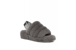 UGG Fluff Yeah Slide-Grey