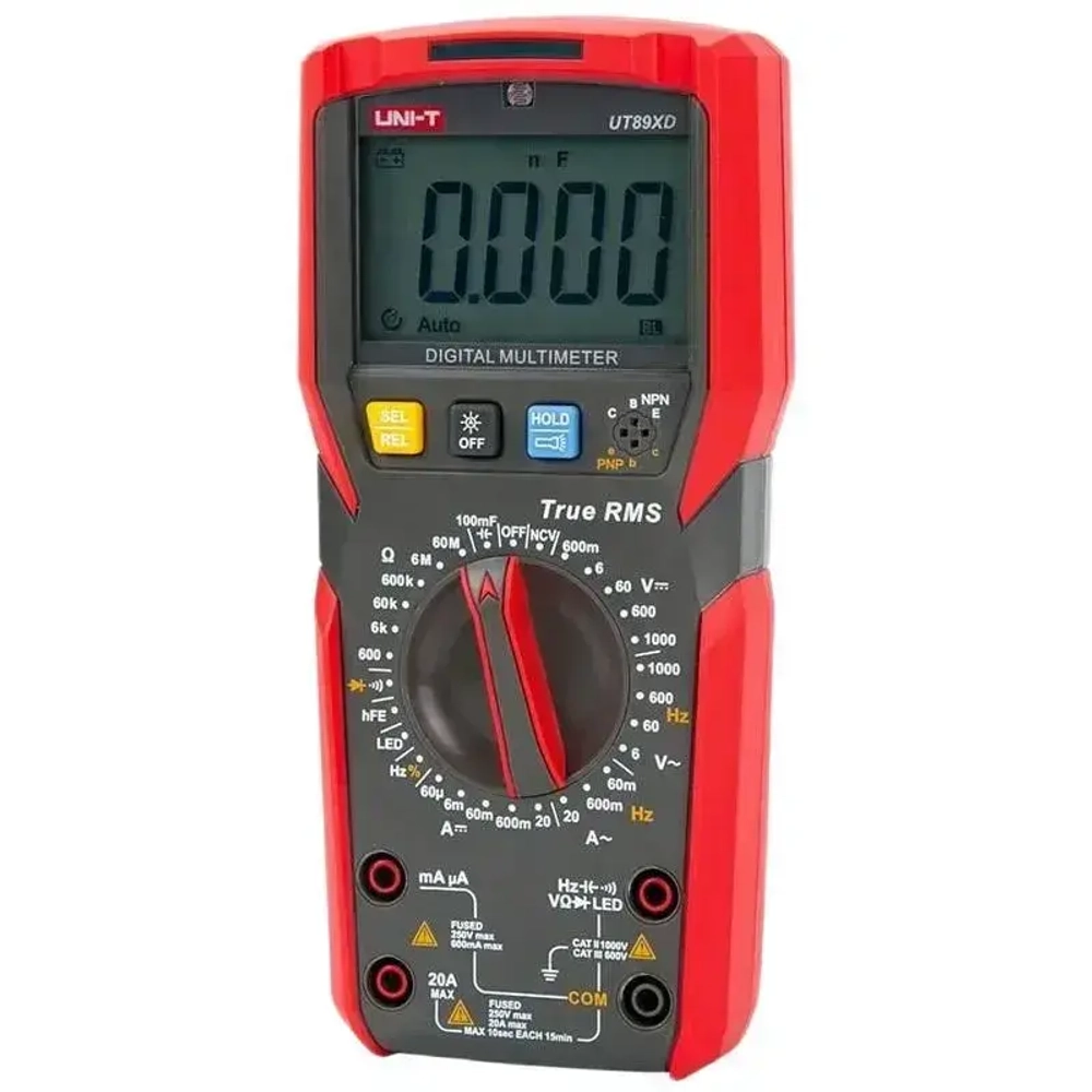 UNI-T UT89XD, Мультиметр цифровой с подсветкой