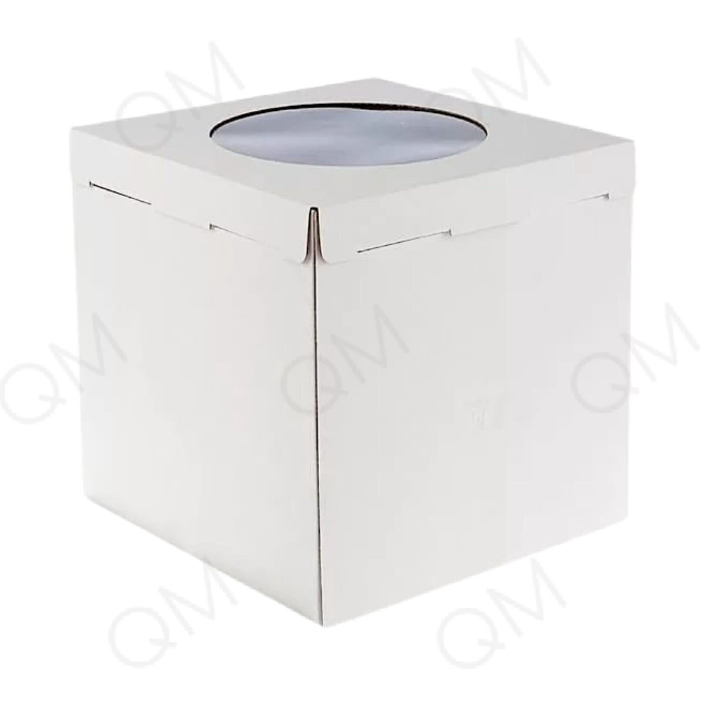 Pasticciere Короб для тортов с окном 300*300*450 мм белый, 10шт