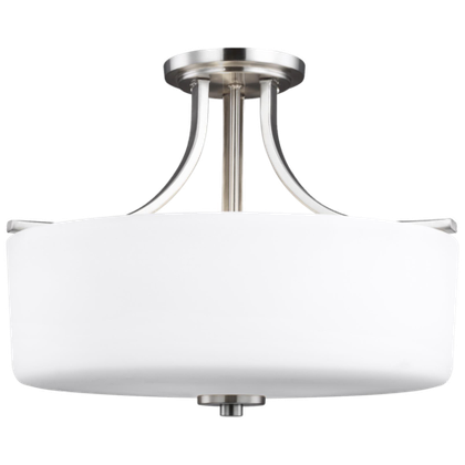 Потолочный светильник Visual Comfort Canfield Three Light Semi-Flush Mount