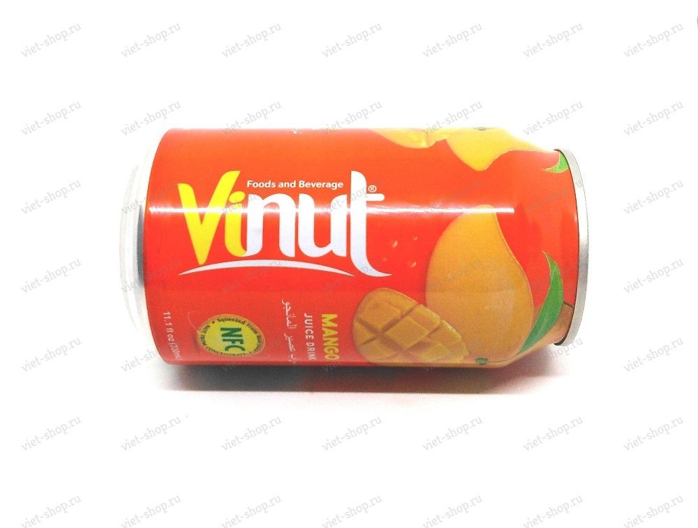 Вьетнамский напиток с соком манго, Vinut, 330 мл.