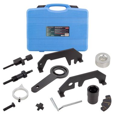 Набор фиксаторов для обслуживания двигателей BMW (3.6, 4.0, 4.4, 4.8 N62/N62TU V8, 6.0 N73 V12), в кейсе RockForce##Rock FORCE RF-905G19A