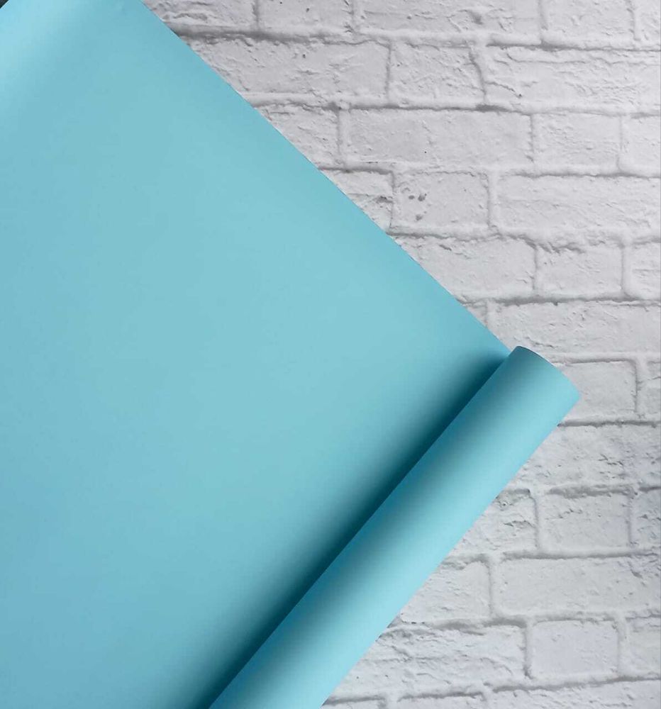 Пленка матовая 50смх10м*55мкм ГОЛУБОЙ